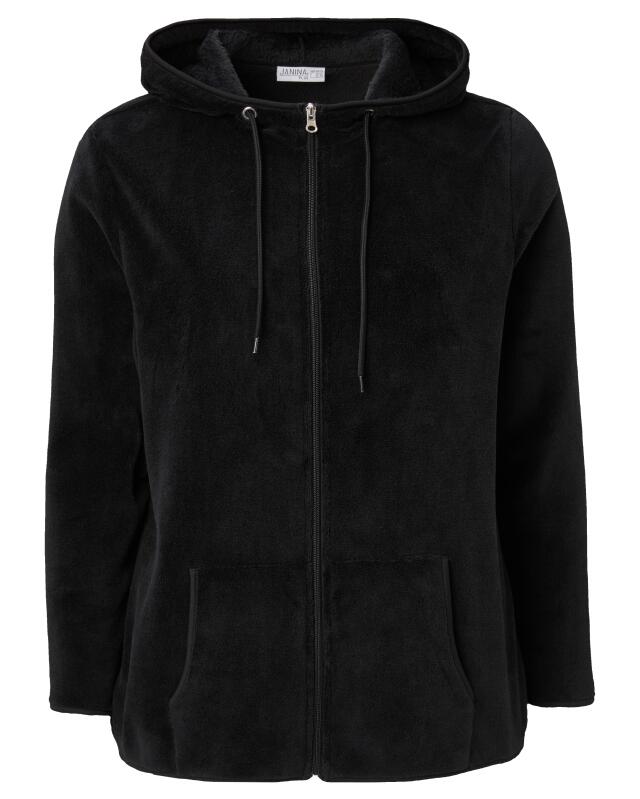 Veste polaire femme, noir (KiK Fleecejacke (schwarz)) — KiK, produit allemand authentique au Maroc