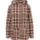 Braune Fleecejacke
