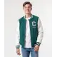 Chaqueta universitaria con mangas en contraste