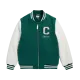 Chaqueta universitaria con mangas en contraste