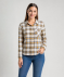 Flanellbluse braun kariert