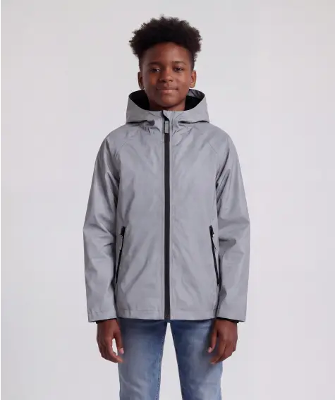 Silbergraue Jacke