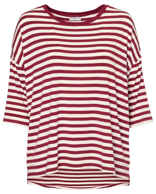 تيشيرت مخطط للنساء، توتي مخطط (KiK Gestreiftes Shirt (Beere gestreift)) — KiK, منتج ألماني أصلي في المغرب