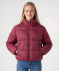 Dunkelrote Steppjacke dunkelrot