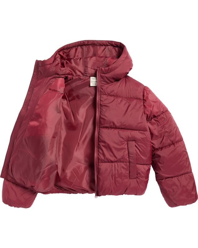 جاكيت مبطن خفيف للبنات، أحمر غامق (KiK Dunkelrote Steppjacke (dunkelrot)) — KiK, منتج ألماني أصلي في المغرب