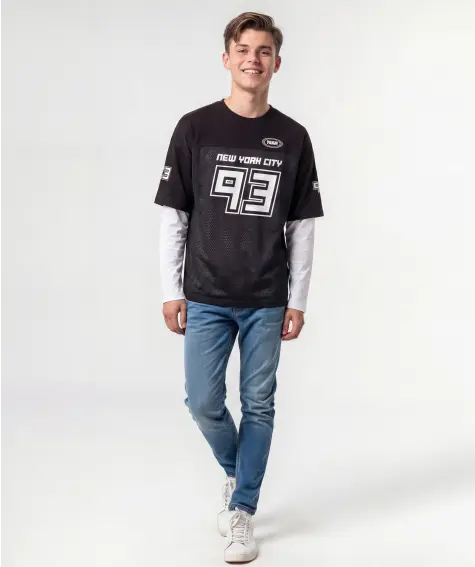 T-Shirt + Langarmshirt