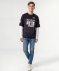 T-Shirt + Langarmshirt schwarz
