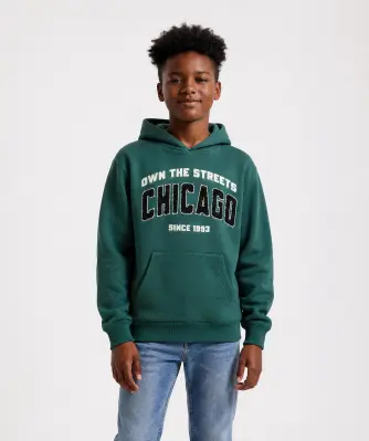 Sweatshirt mit erhabener Stickerei