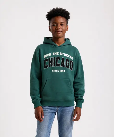 Sweatshirt mit erhabener Stickerei