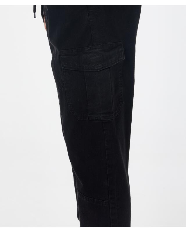 Pantalon cargo homme, noir (KiK Schwarze Cargohose (schwarz)) — KiK, produit allemand authentique au Maroc