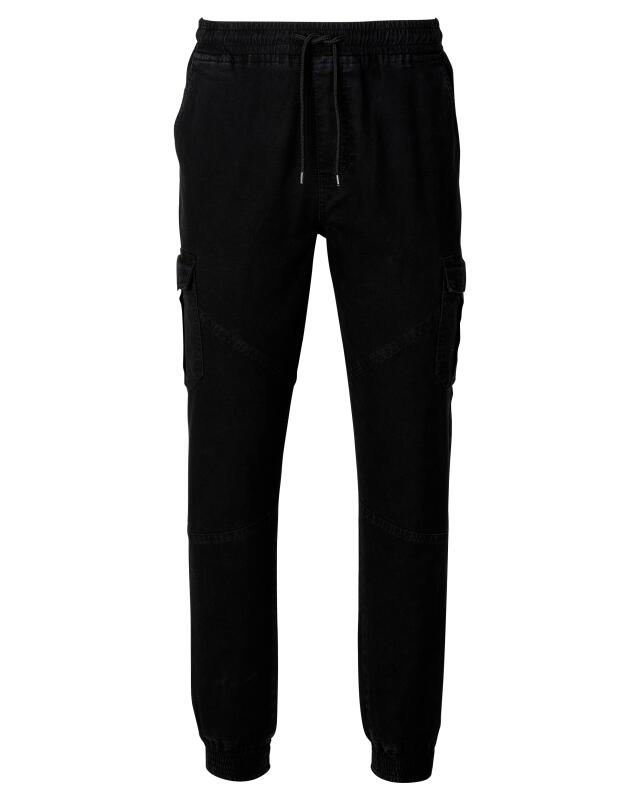 Pantalon cargo homme, noir (KiK Schwarze Cargohose (schwarz)) — KiK, produit allemand authentique au Maroc