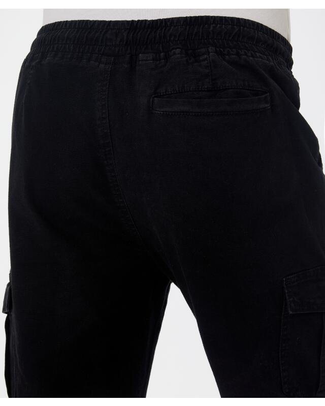Pantalon cargo homme, noir (KiK Schwarze Cargohose (schwarz)) — KiK, produit allemand authentique au Maroc