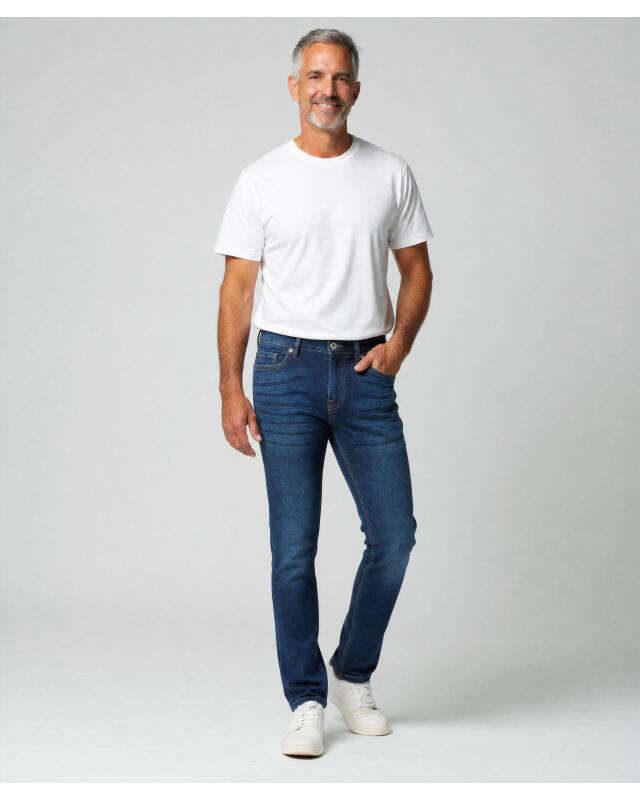 Jean basique longueur 32 homme, bleu jean — KiK, produit allemand authentique au Maroc