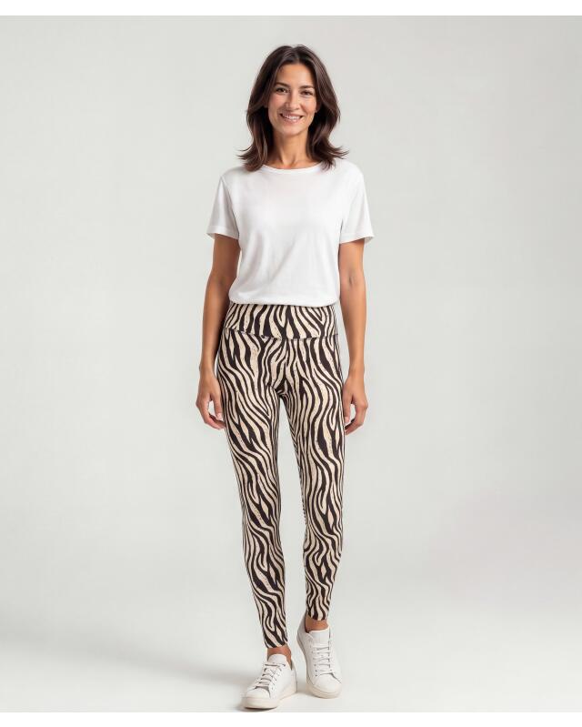 Zebra print leggings for women, zebra print — KiK, authentic German product in Morocco