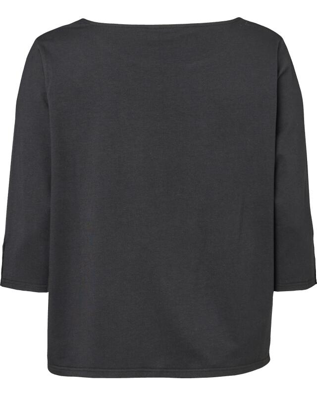 T-shirt à col bateau femme, noir (KiK Shirt mit U-Boot-Ausschnitt (schwarz)) — KiK, produit allemand authentique au Maroc