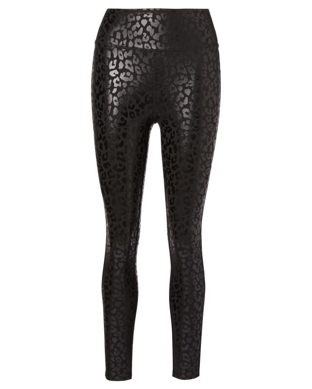 Leopard print sports leggings for women, leopard print (KiK Sport-Leggings Leo (Leopardendruck)) — KiK, authentic German product in Morocco