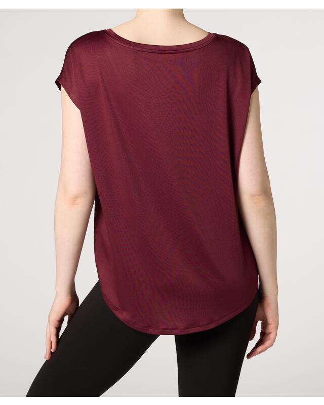 T-shirt de sport à inscription femme, violet (KiK Sport-Shirt mit Schriftzug (lila)) — KiK, produit allemand authentique au Maroc