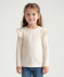 Langarmshirts mit Rüschen Beige