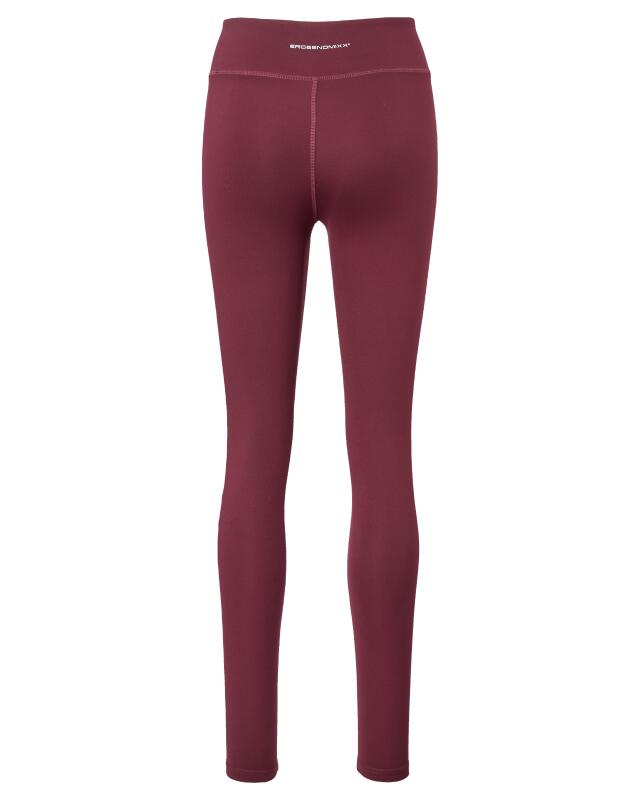 Sports leggings with overlapping waistband for women, purple (KiK Sport-Leggings mit überlappendem Bund (lila)) — KiK, authentic German product in Morocco