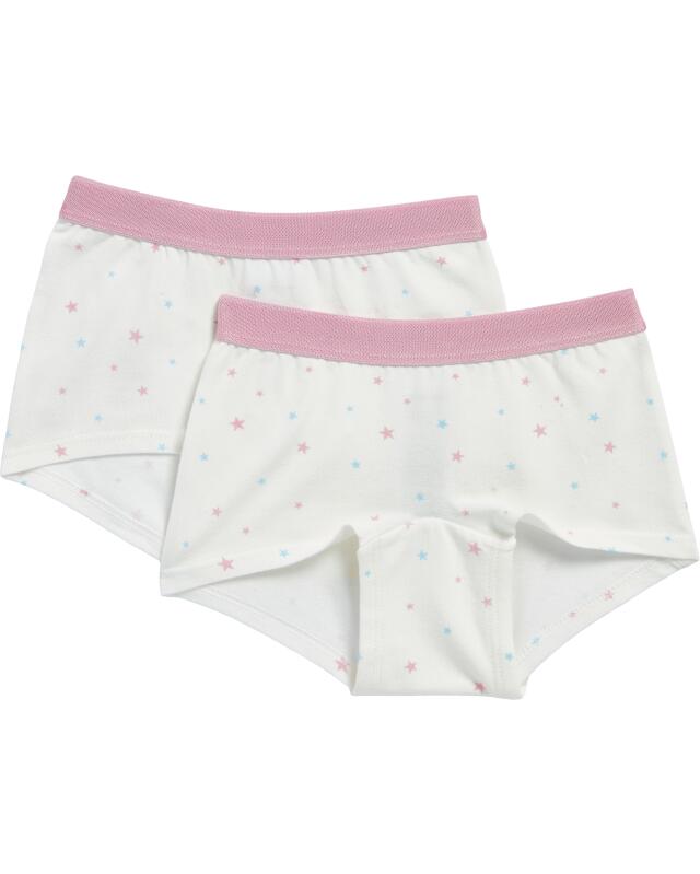 Shortys à motifs fille, blanc cassé (KiK Gemusterte Pantys (offwhite)) — KiK, produit allemand authentique au Maroc