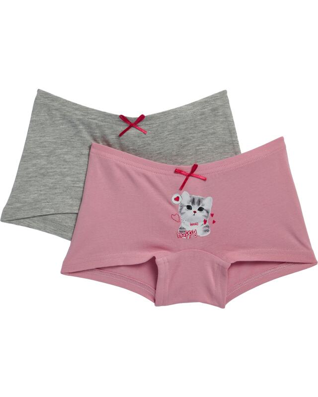 سراويل داخلية قصيرة بنقشة القطط للبنات، وردي (KiK Pantys Katzen (rosa)) — KiK, منتج ألماني أصلي في المغرب