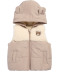 Weste Teddy taupe