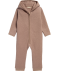 Overall aus Merinowolle hellbraun