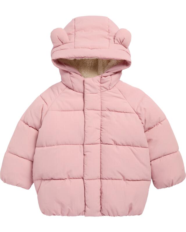 Doudoune à capuche bébé fille, rose — KiK, produit allemand authentique au Maroc