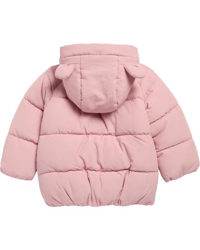 جاكيت منفوخ بقبعة للرضيعة، وردي (KiK Pufferjacke mit Kapuze (rosa)) — KiK, منتج ألماني أصلي في المغرب