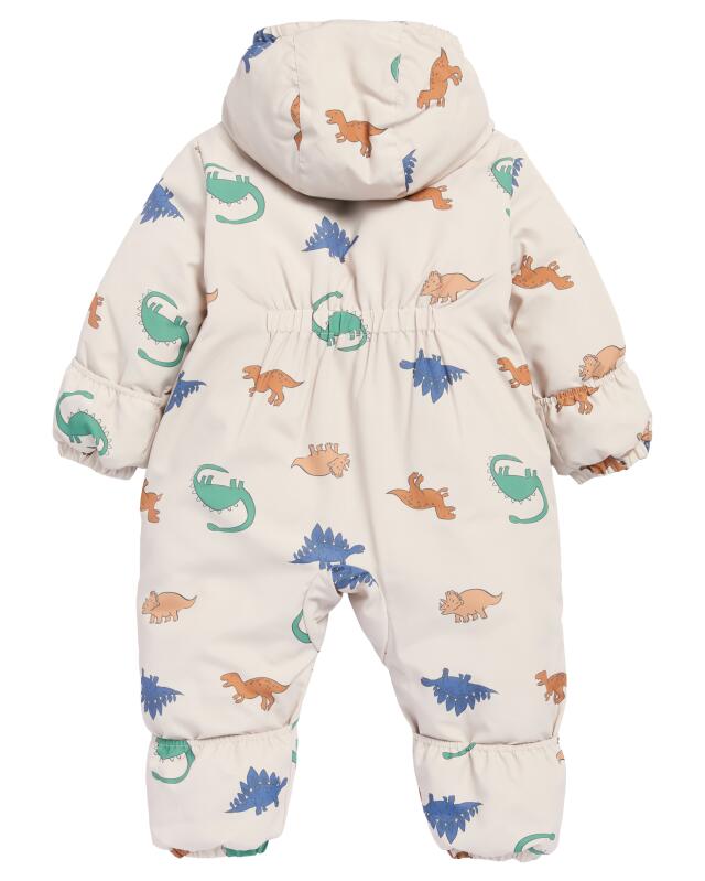 Combinaison de ski à dinosaures bébé garçon, crème (KiK Skianzug mit Dinos (creme)) — KiK, produit allemand authentique au Maroc