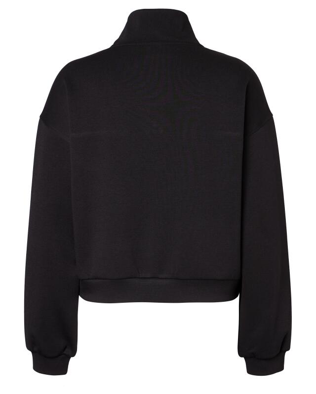 سويتشيرت رياضي بياقة عالية للنساء، أسود (KiK Sport-Sweatshirt mit Stehkragen (schwarz)) — KiK, منتج ألماني أصلي في المغرب