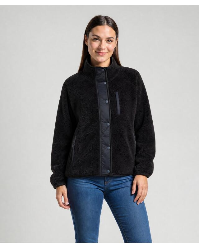 جاكيت فليس رياضي للنساء، أسود (KiK Sport-Fleecejacke (schwarz)) — KiK, منتج ألماني أصلي في المغرب