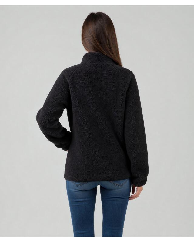 جاكيت فليس رياضي للنساء، أسود (KiK Sport-Fleecejacke (schwarz)) — KiK, منتج ألماني أصلي في المغرب