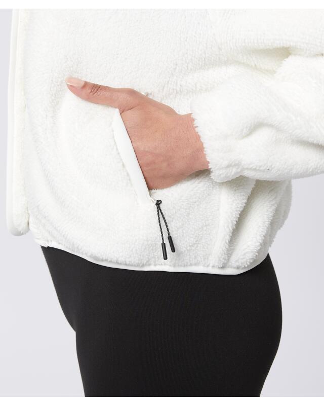 جاكيت فليس رياضي للنساء، أبيض (KiK Sport-Fleecejacke (weiß)) — KiK, منتج ألماني أصلي في المغرب