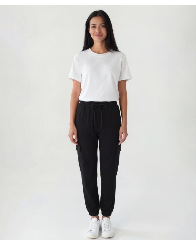 Sports joggers for women, black (KiK Jogging-Sporthose (schwarz)) — KiK, authentic German product in Morocco