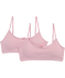Bustiers mit Jacquardmuster rosa