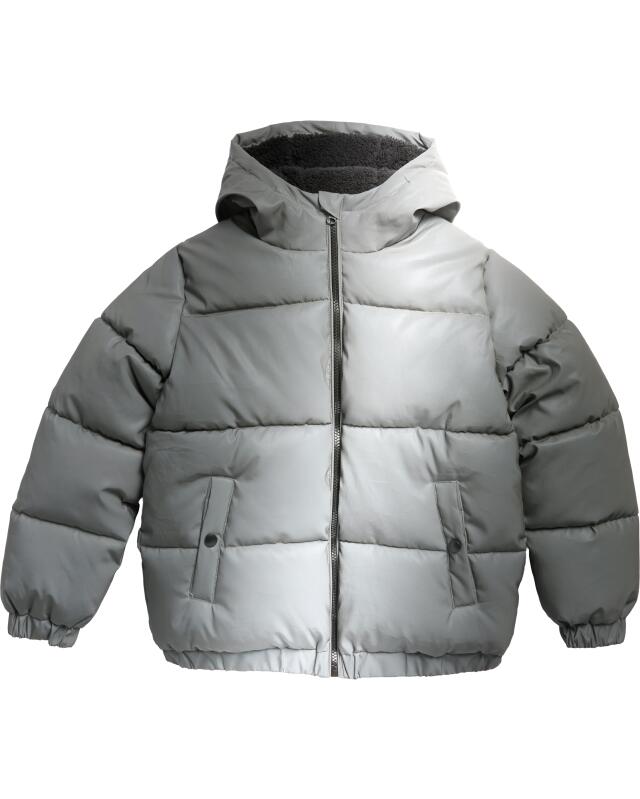 Padded jacket for boys, silver grey (KiK Wattierte Jacke (silbergrau)) — KiK, authentic German product in Morocco