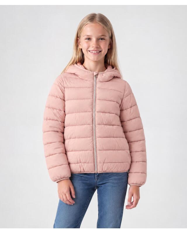 Doudoune légère fille, rose foncé — KiK, produit allemand authentique au Maroc