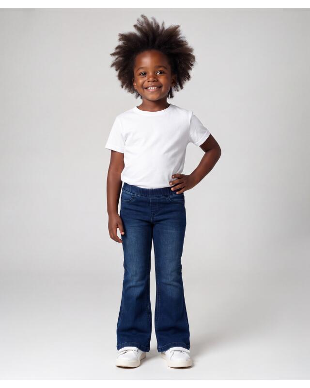 Jeggings fille, jean foncé — KiK, produit allemand authentique au Maroc