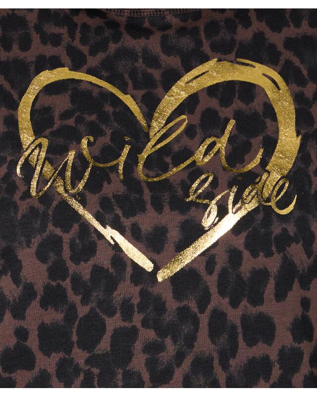 سويت شيرت بنقشة النمر للنساء، بطبعة ليوبارد (KiK Sweatshirt Leo (Leopardendruck)) — KiK, منتج ألماني أصلي في المغرب