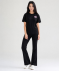 T-Shirt + Leggings in Schwarz schwarz