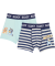 Retro Boxershorts hellblau