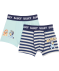 Retro Boxershorts hellblau