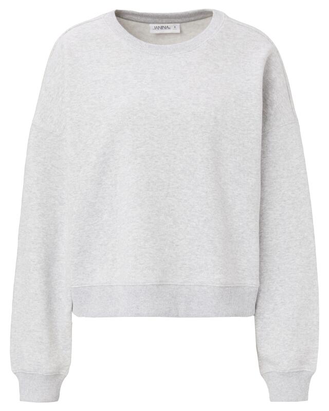 Sweat femme, gris chiné (KiK Sweatshirt (grau melange)) — KiK, produit allemand authentique au Maroc