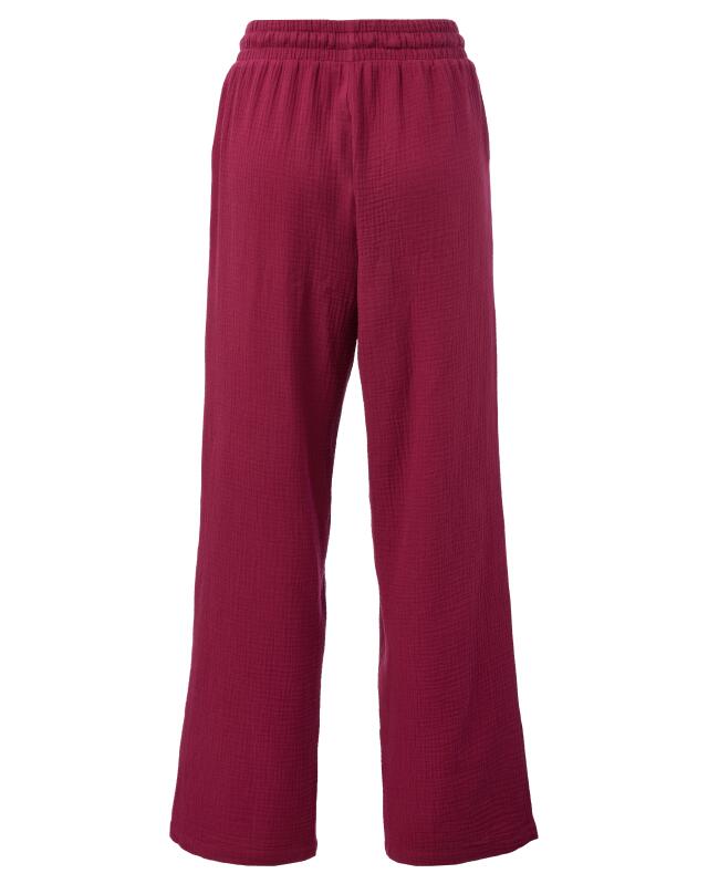 Pantalon large en mousseline de coton femme, baie (KiK Weite Musselinhose (beere)) — KiK, produit allemand authentique au Maroc