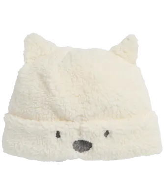 Babydecke aus Fleece für Jungen, offwhite