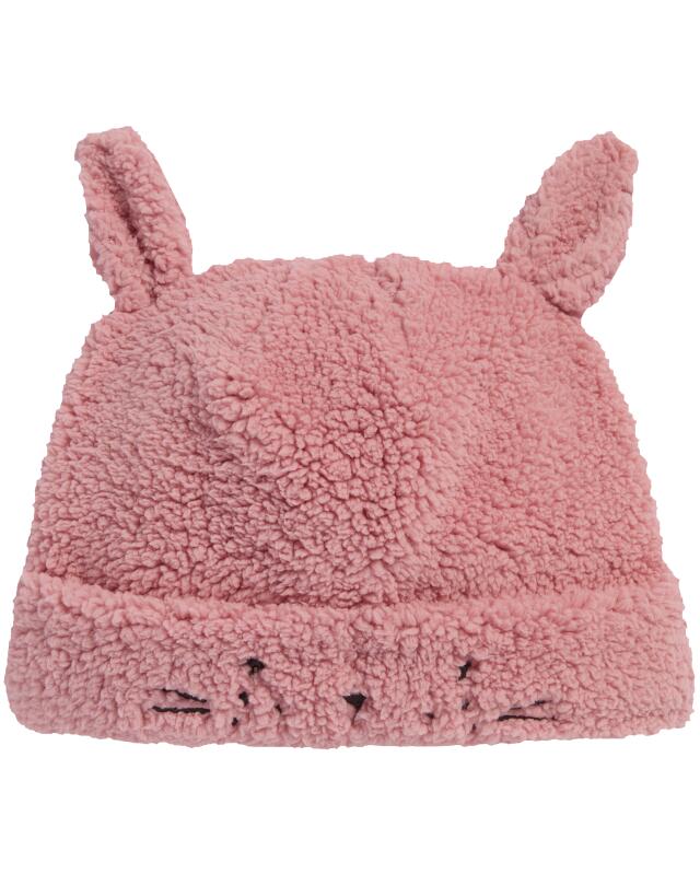 Bonnet polaire lapin bébé fille, rose — KiK, produit allemand authentique au Maroc