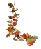LED-Lichterkette Herbst orange