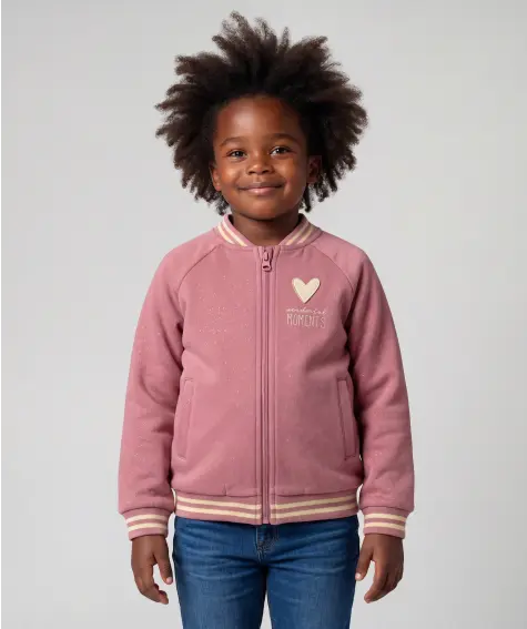 Glitzernde Collegejacke