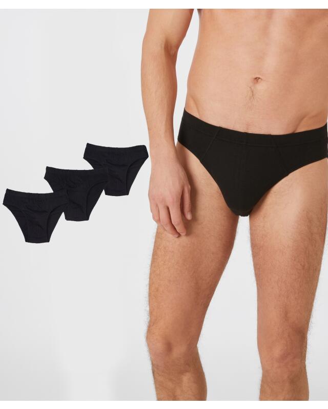 Briefs for men, black (KiK Schwarze Slips (schwarz)) — KiK, authentic German product in Morocco